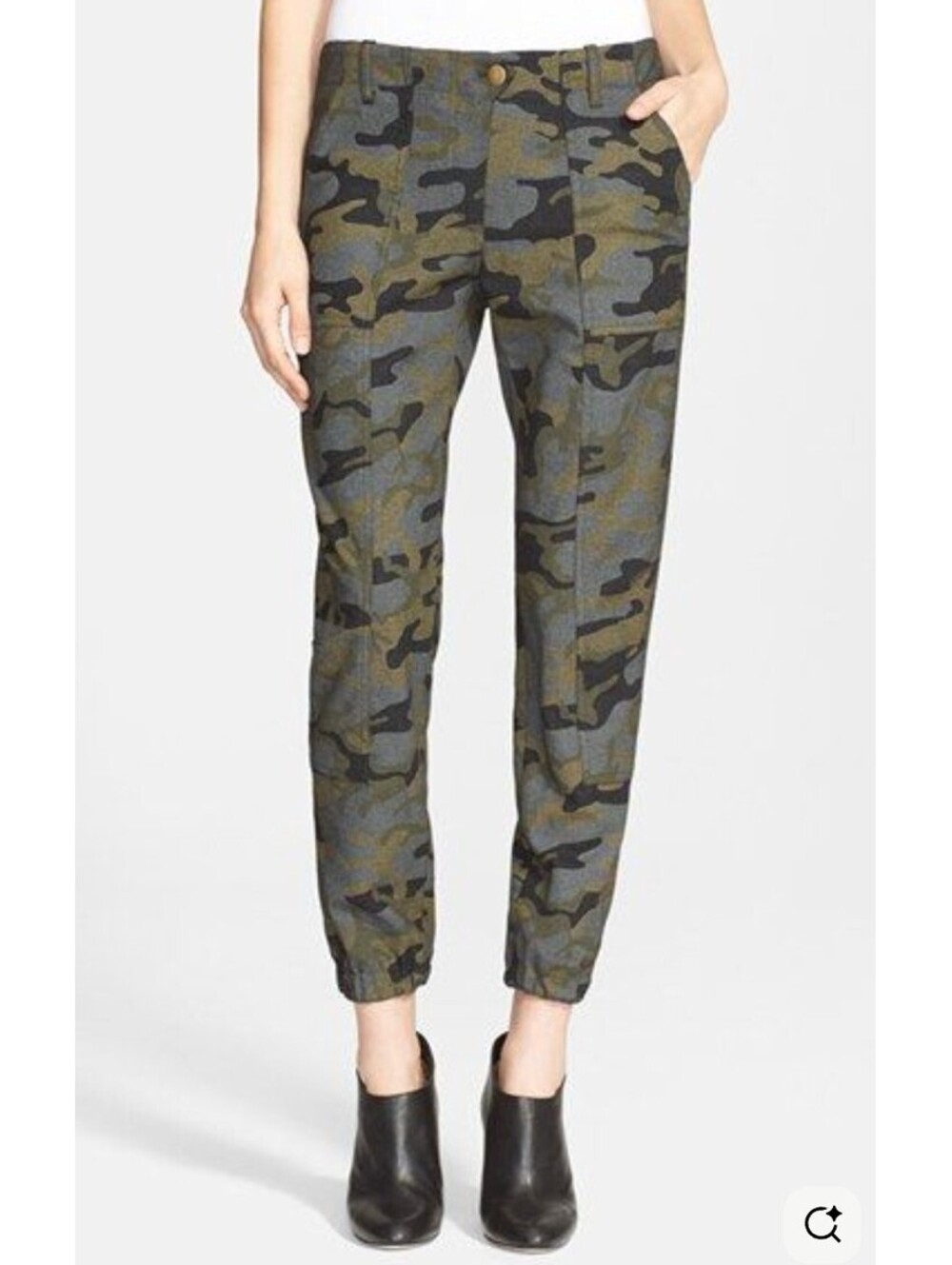 Veronica Beard Field Camo Cargo Pants